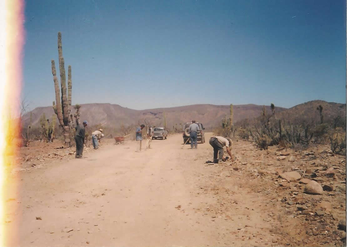 Arreglando el camino